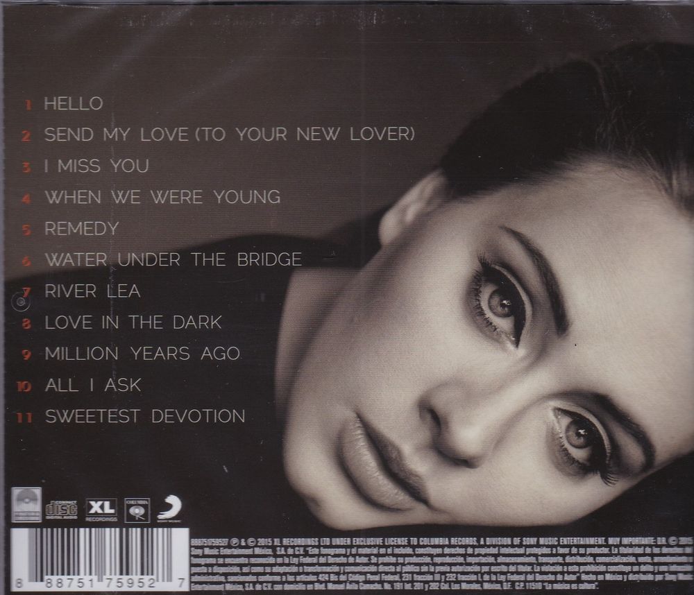 Zdjęcie nagrody Adele 25 CD